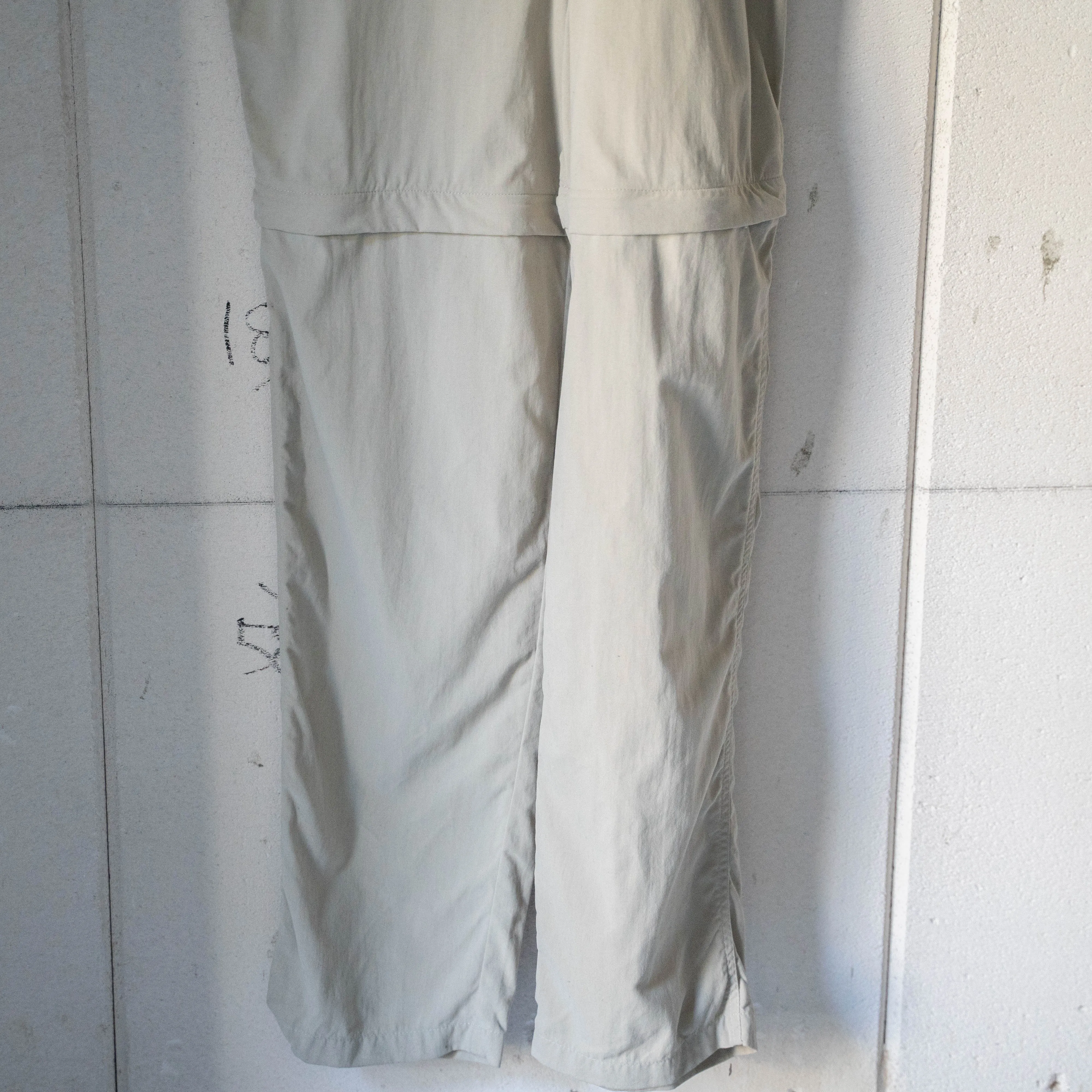 1990-00s 'Columbia' light beige color detachable overall