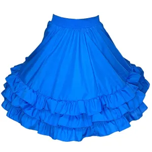 3 Ruffle Square Dance Skirt