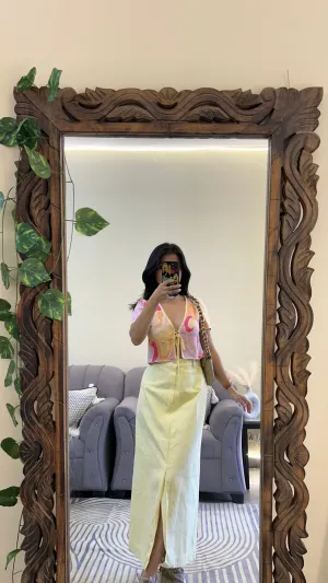 53 Korean skirt 26 waist/l:32