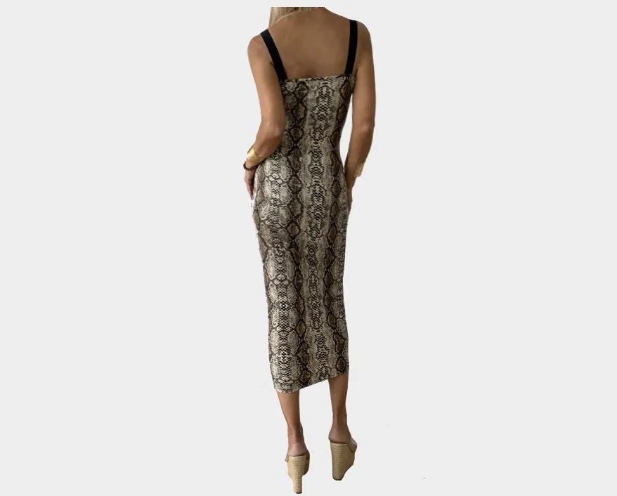 88 Print Maxi Dress - The Milano Si