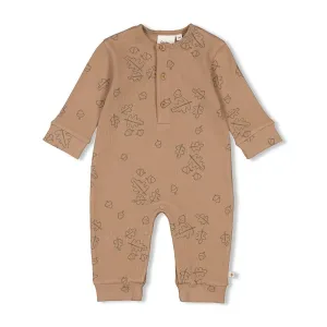 ACORN - 2x2 Rib Knit Allover Print Classic Overall