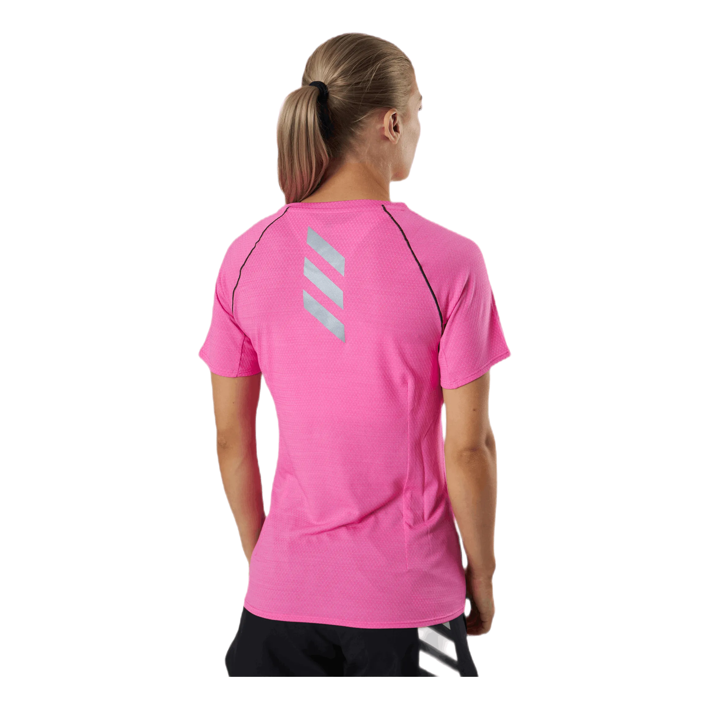 Adidas Runner Tee Women Screaming Pink