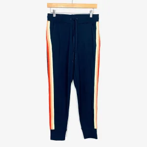 Athletic Works Navy With Bright Side Stripe Joggers- Size XS (0-2) (We Have Matching Top!)