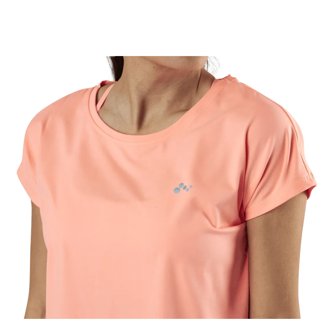 Aubree Ss Loose Training Tee Orange