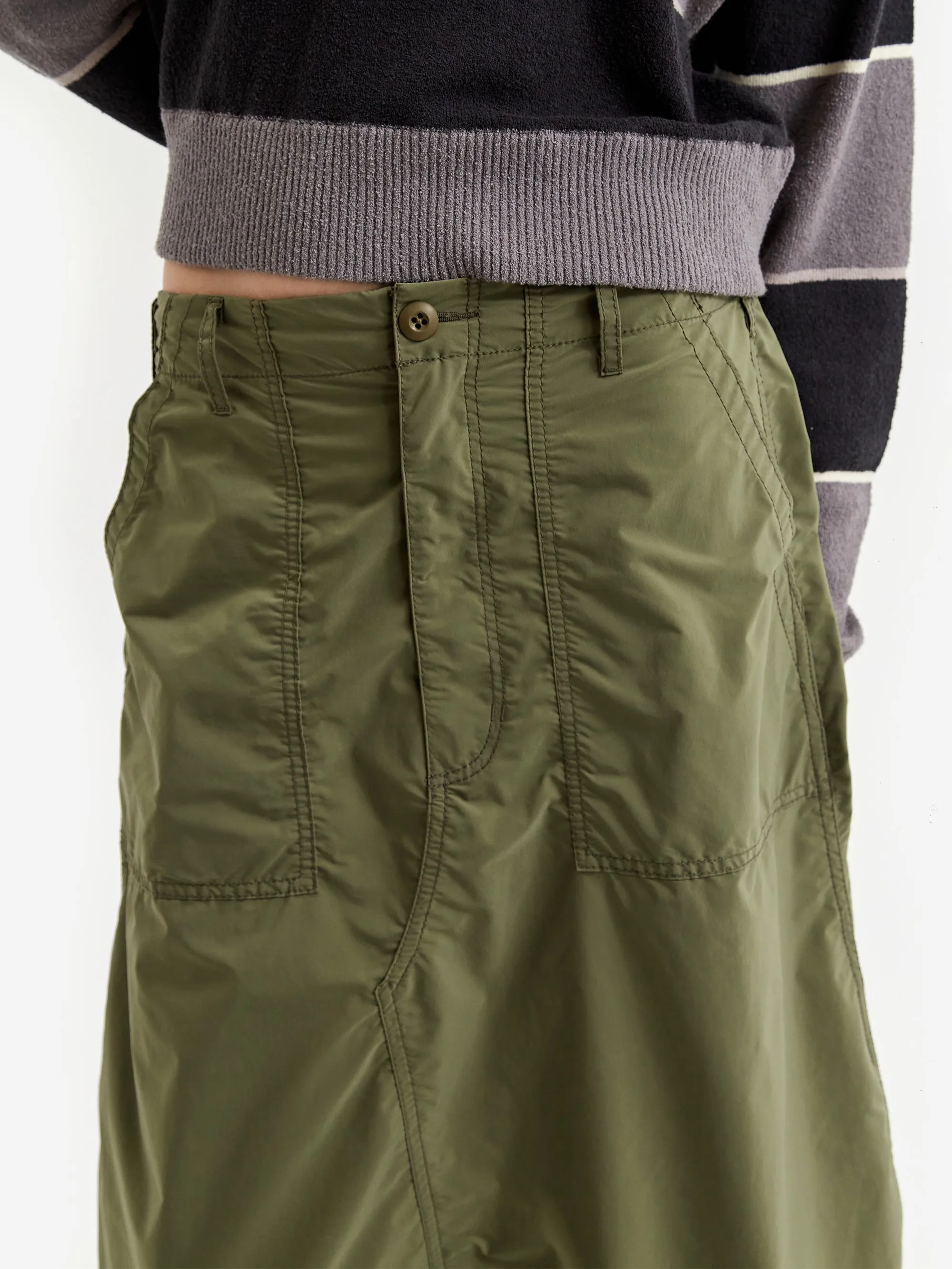 Beams Boy Solotex Military Skirt - Olive