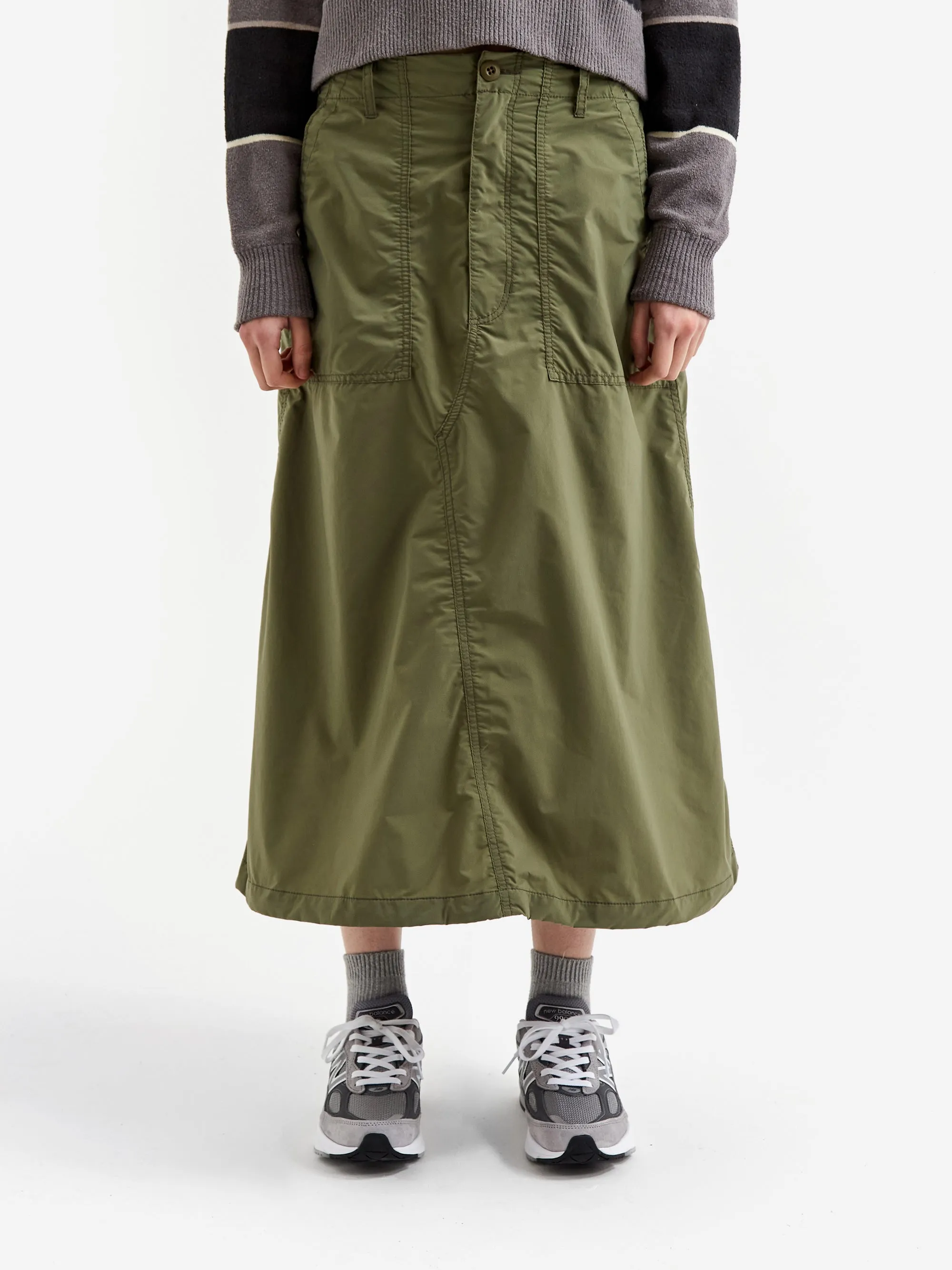 Beams Boy Solotex Military Skirt - Olive