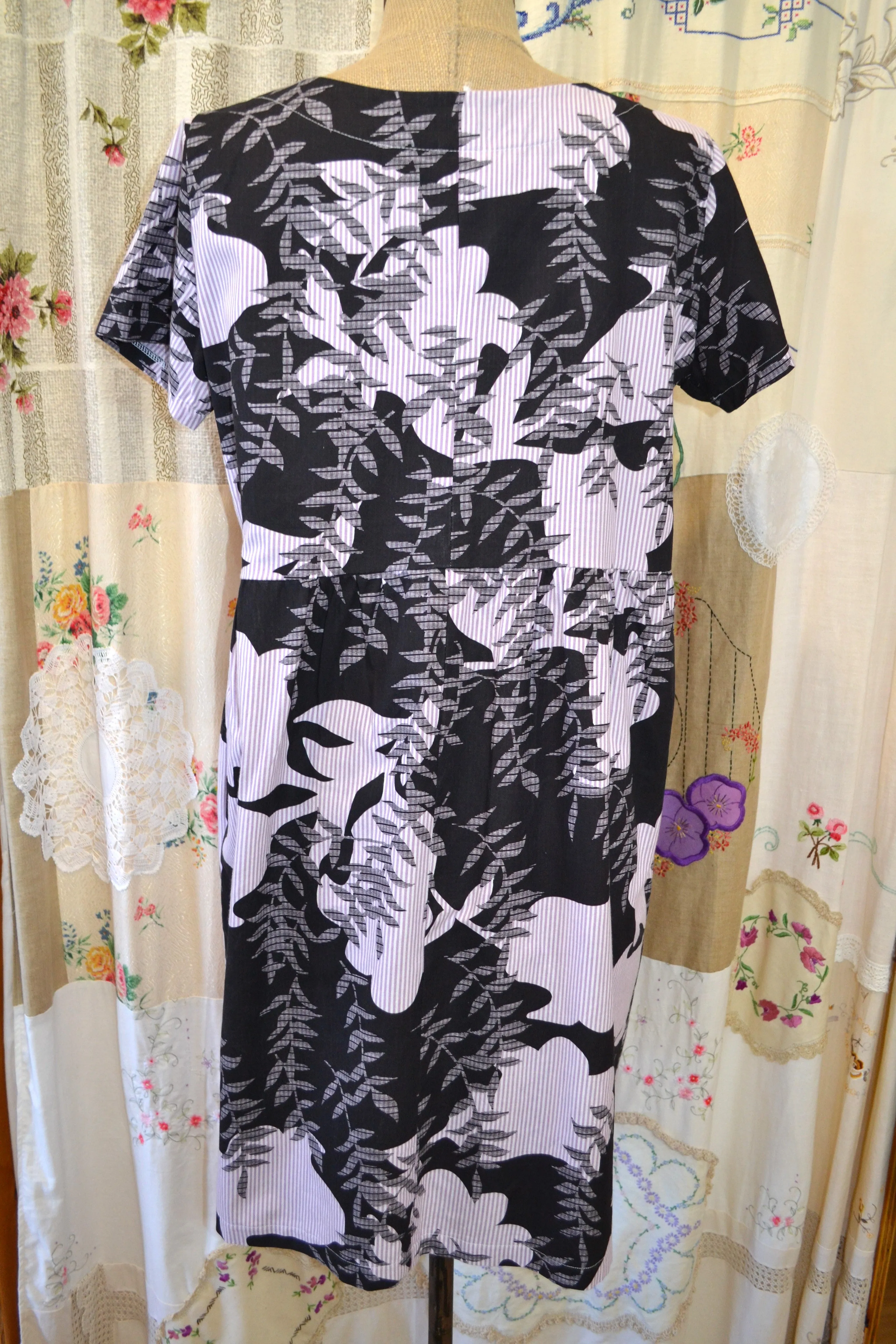 Berserk Spring Fling cotton Gathered Dress with pockets