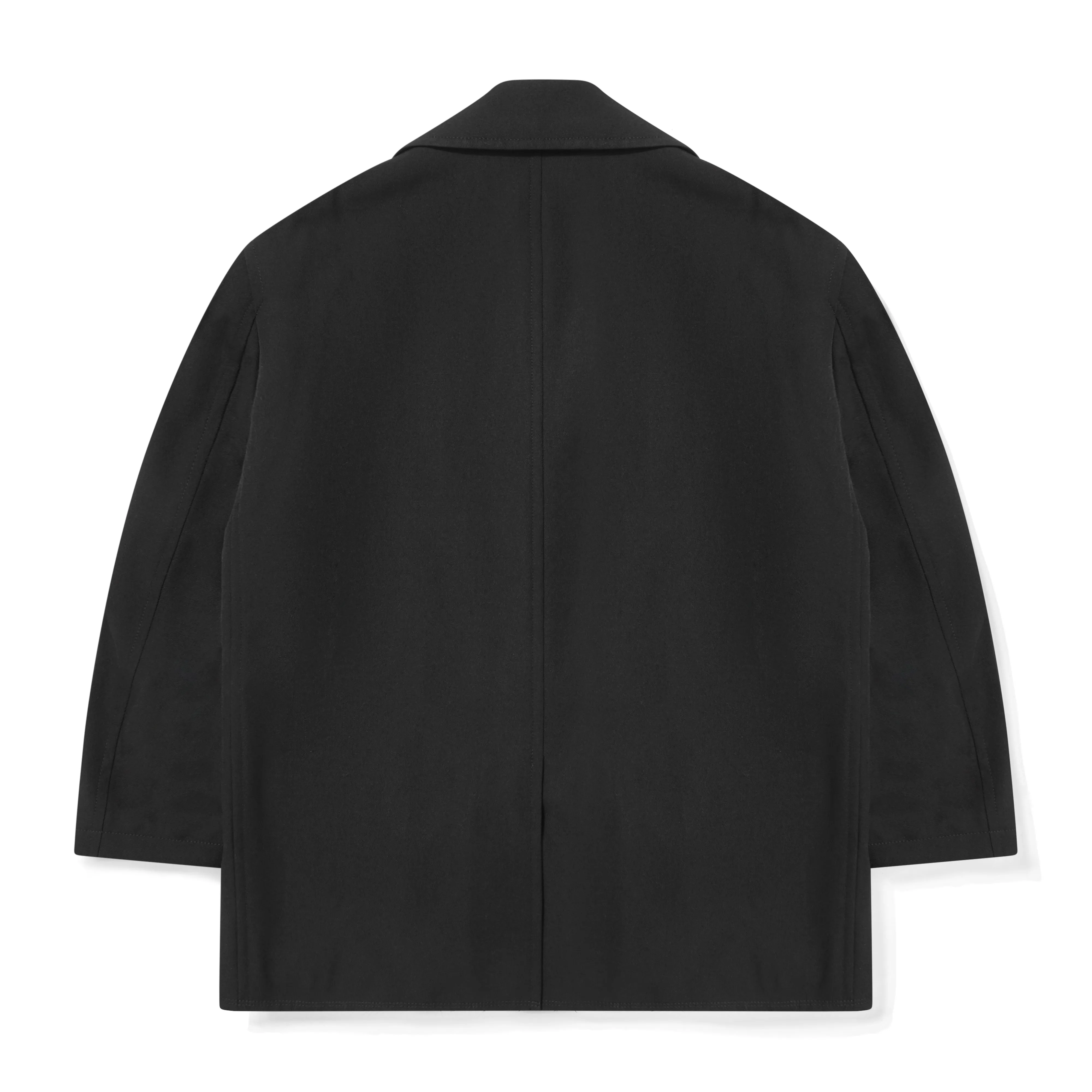 BLACK Comme des Garçons - Double Breasted Wool Coat - (Black)