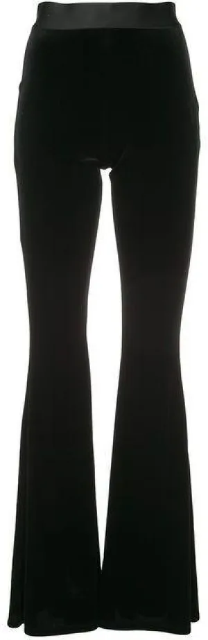 Black Flared Trousers