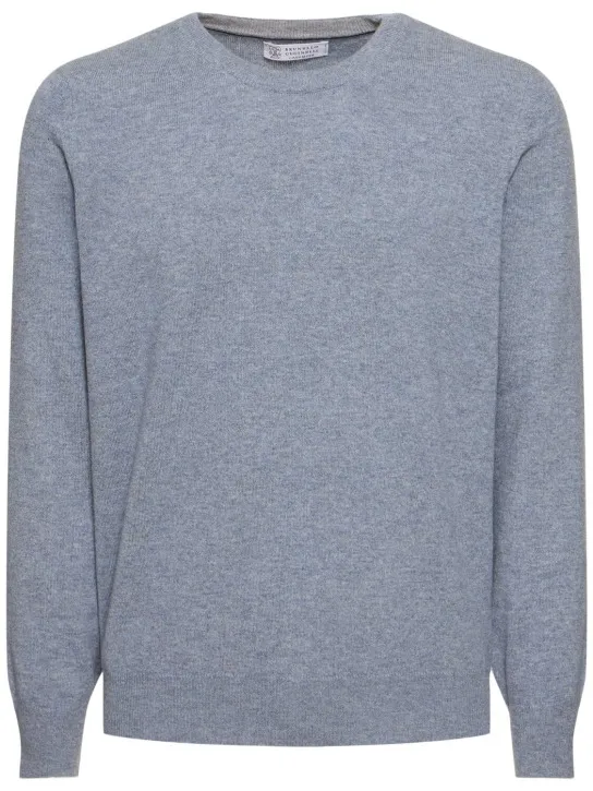 Brunello Cucinelli   Fine cashmere crewneck sweater 