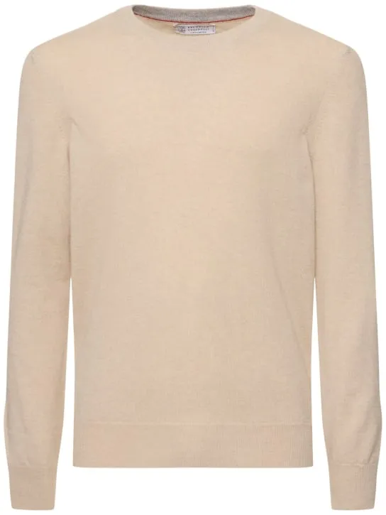 Brunello Cucinelli   Fine cashmere crewneck sweater 