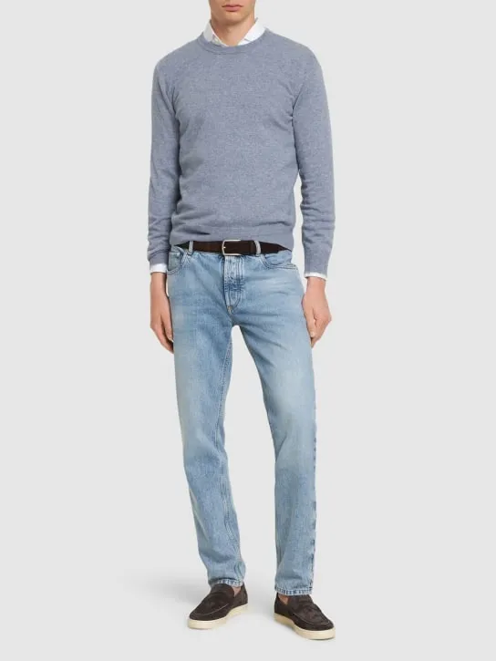 Brunello Cucinelli   Fine cashmere crewneck sweater 