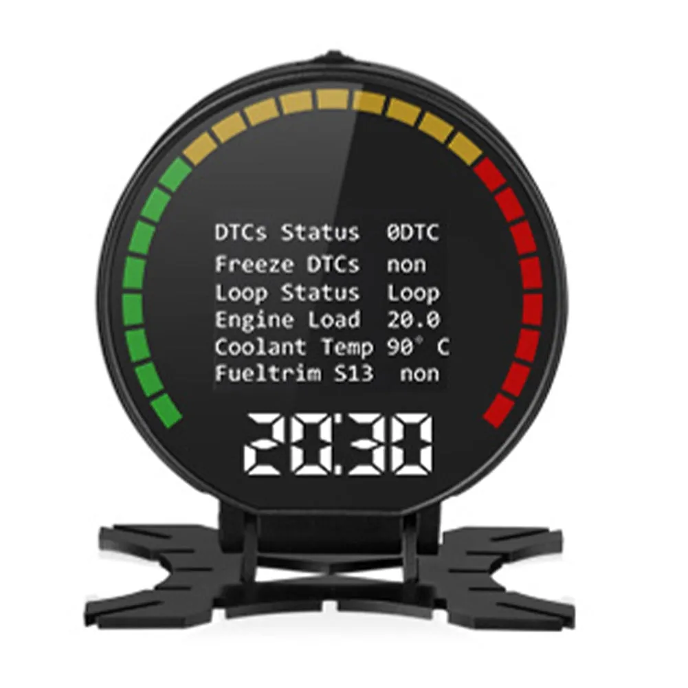 Car Obd Hud Head-Up Display Multi-functional Speedometer Digital