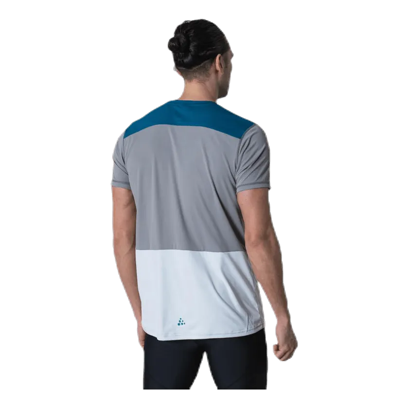 Charge SS Tech Tee Blue/Grey