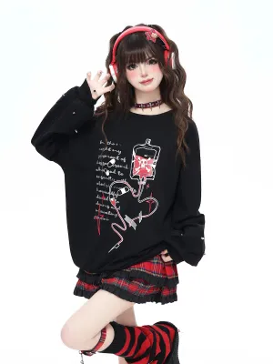 Dark Oversweat Chic