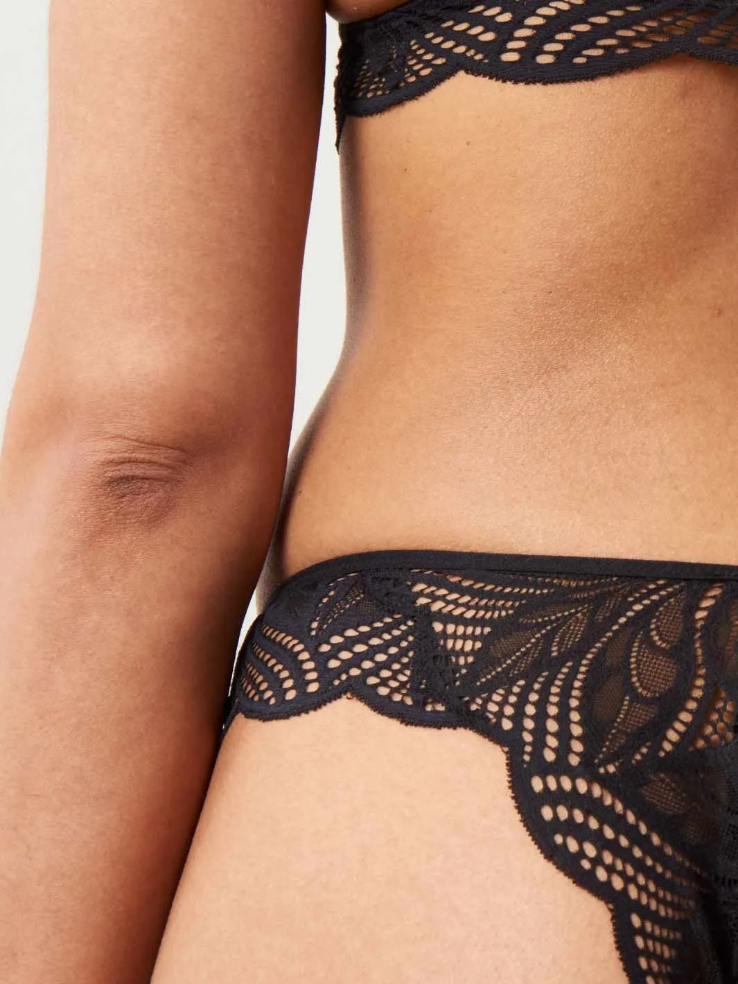 Deilen Triangle Bra & Brazillian Brief