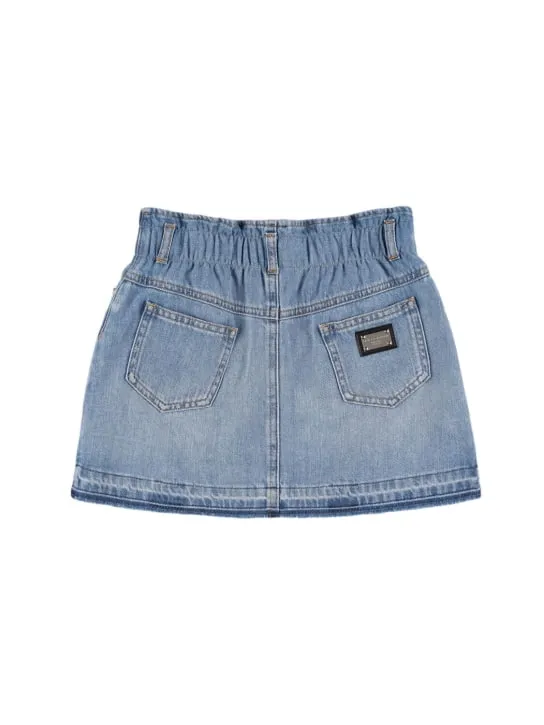Dolce&amp;Gabbana   Cotton denim skirt 