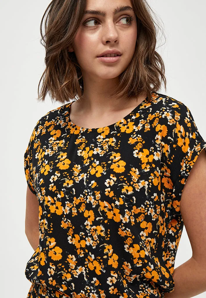 Fanny Malucca Blouse - Black Print