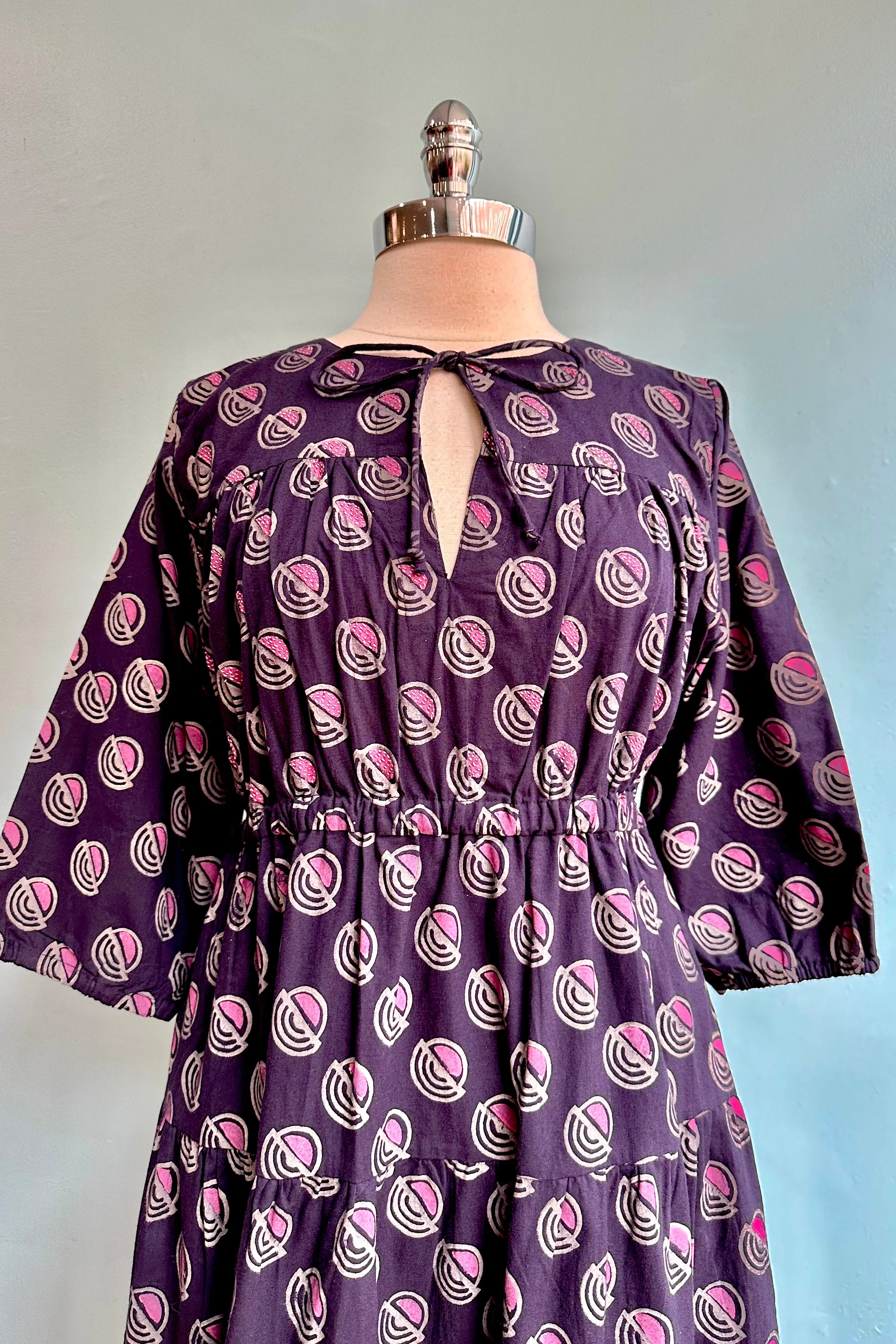 Final Sale Deco Blue Adriana Dress by Mata Traders