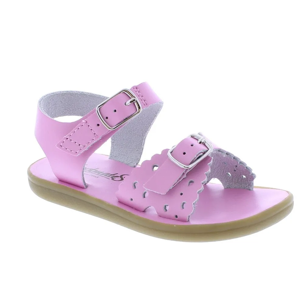 Footmates Girls Sustainable Sandals - Eco-Ariel Microfiber - Bubblegum Pink