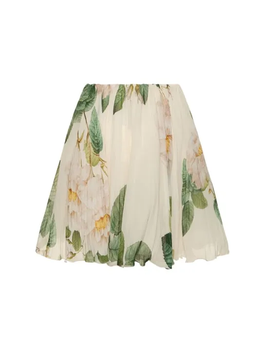 Giambattista Valli   Georgette mini skirt 
