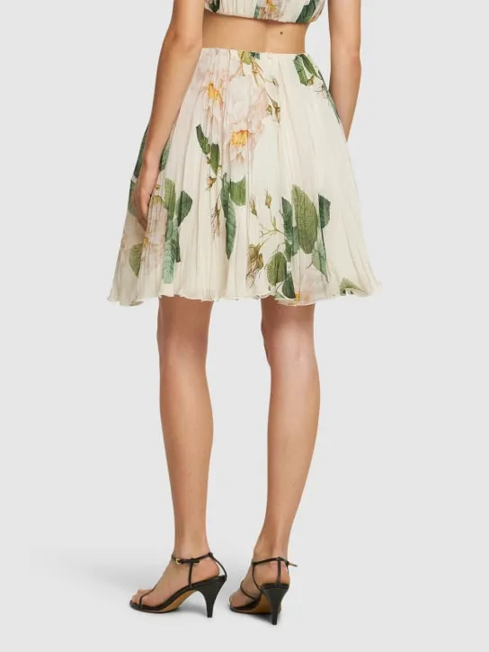 Giambattista Valli   Georgette mini skirt 