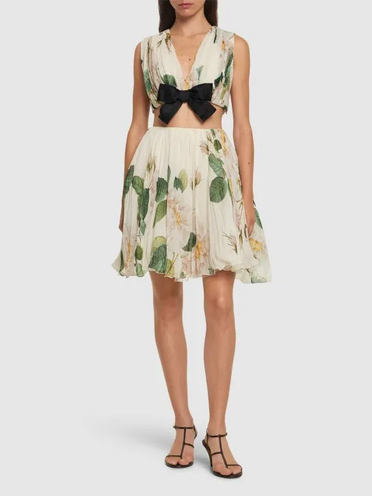 Giambattista Valli   Georgette mini skirt 