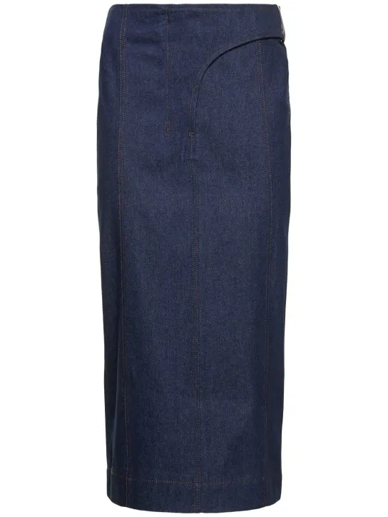 Jacquemus   La Jupe De-Nimes Obra denim skirt 