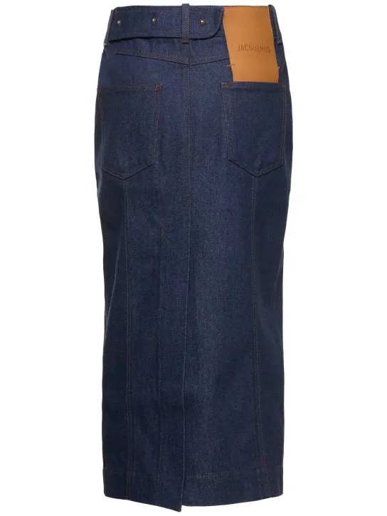 Jacquemus   La Jupe De-Nimes Obra denim skirt 