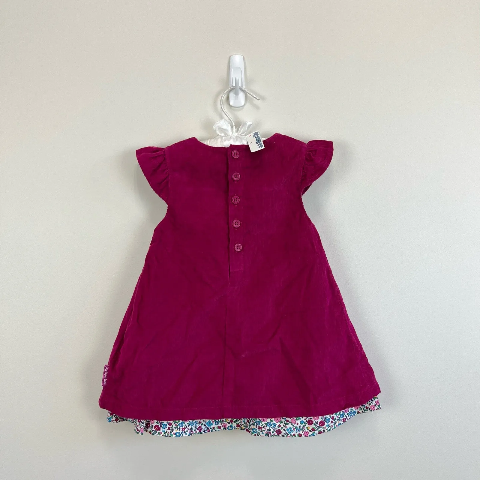 JoJo Maman Bebe Pretty Cord Dress 6-12 Months NWT