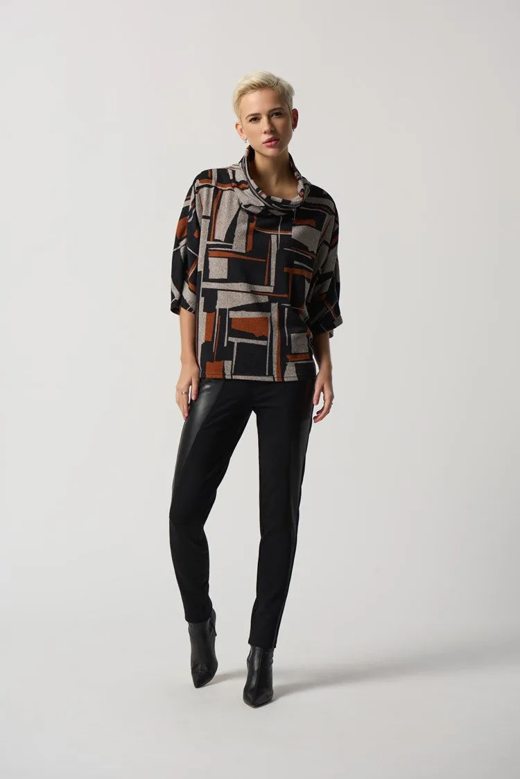 J.R 233080 Geometric Poncho