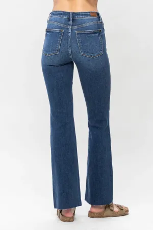 Judy Blue Contrast Mid Rise Bootcut