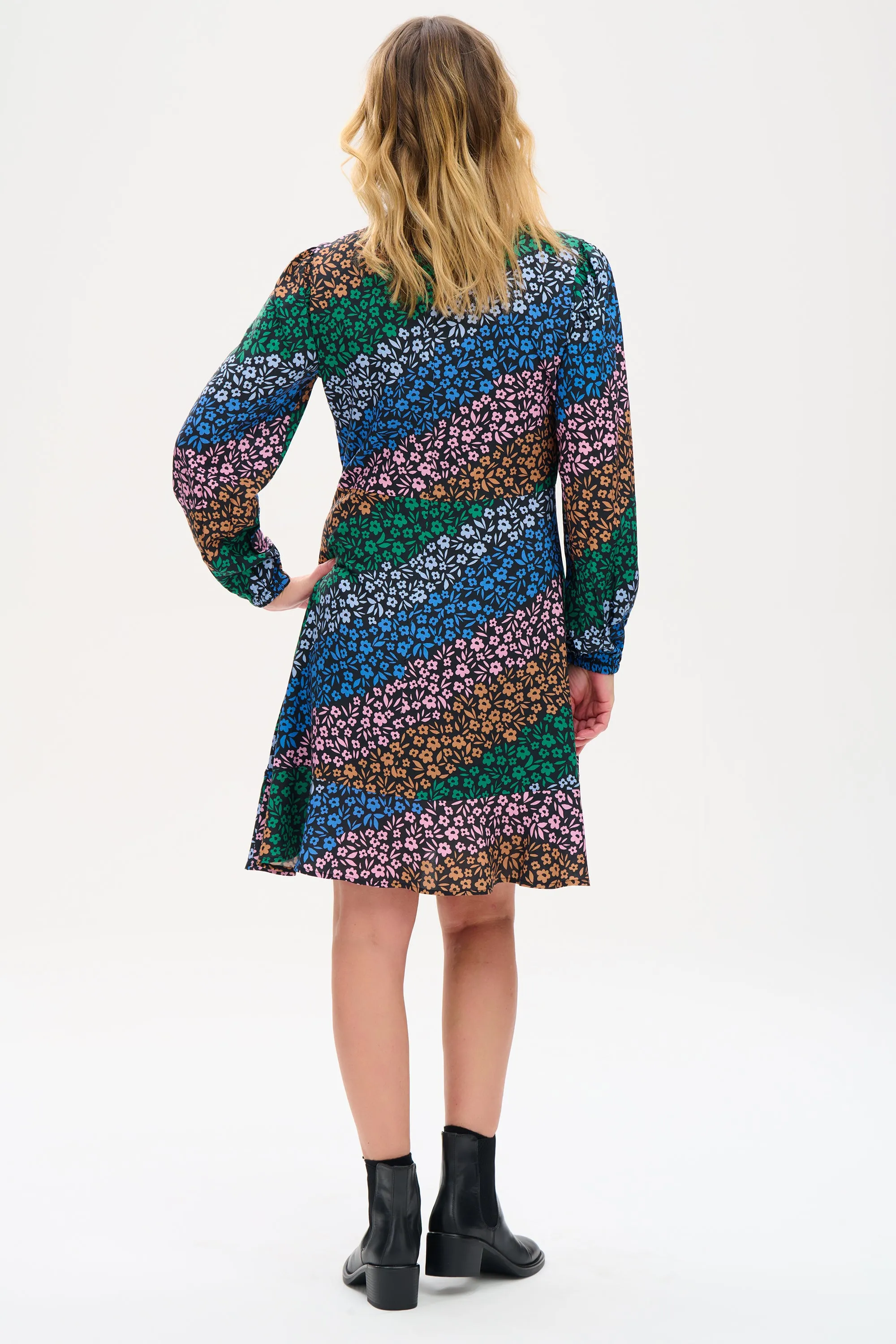 Juliette Dress - Multi, Cascading Daisies