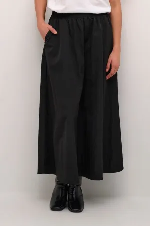 KAFFE Evi Skirt in Black Oyster