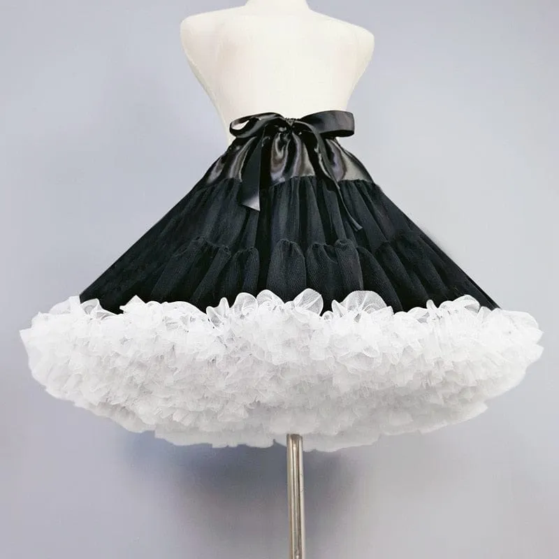 Kawaii Girl Adjustable Draw String Petticoat