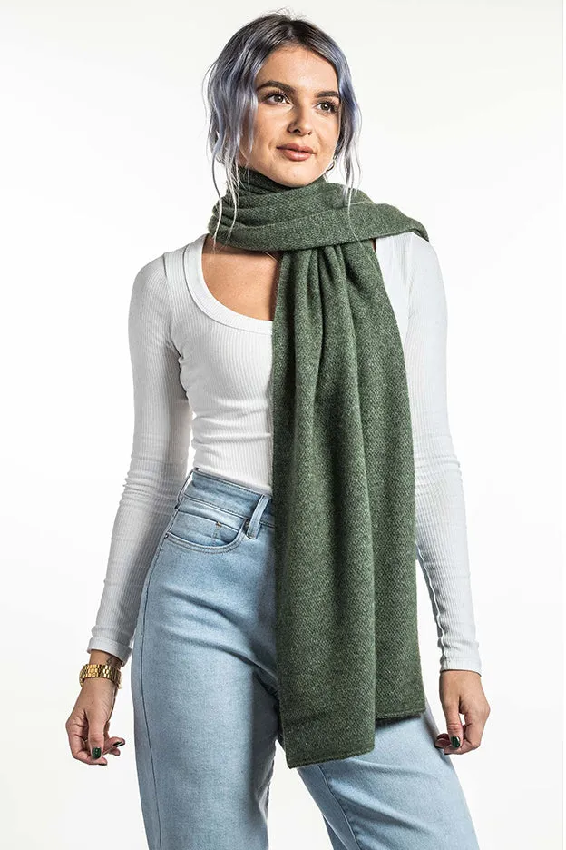 Koru Lightweight Moss Stitch Wrap