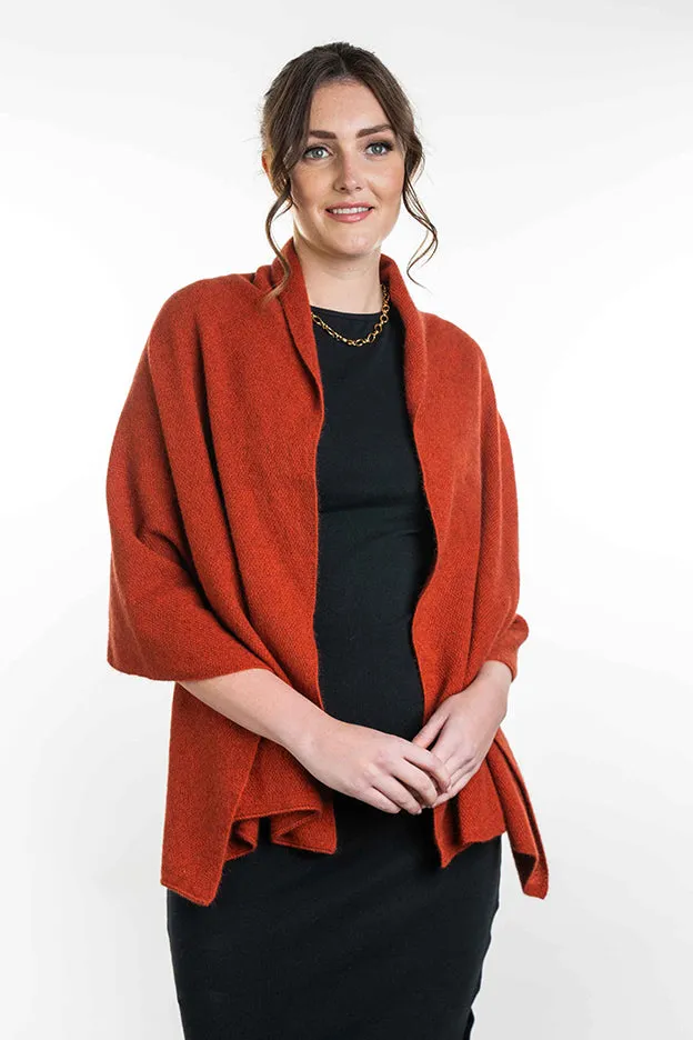 Koru Lightweight Moss Stitch Wrap
