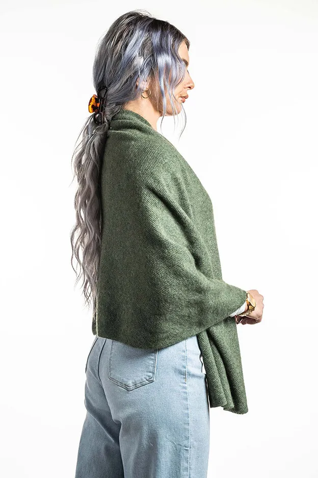 Koru Lightweight Moss Stitch Wrap