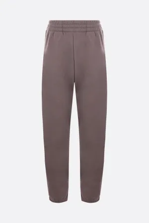 logo printed recycled fleece joggers