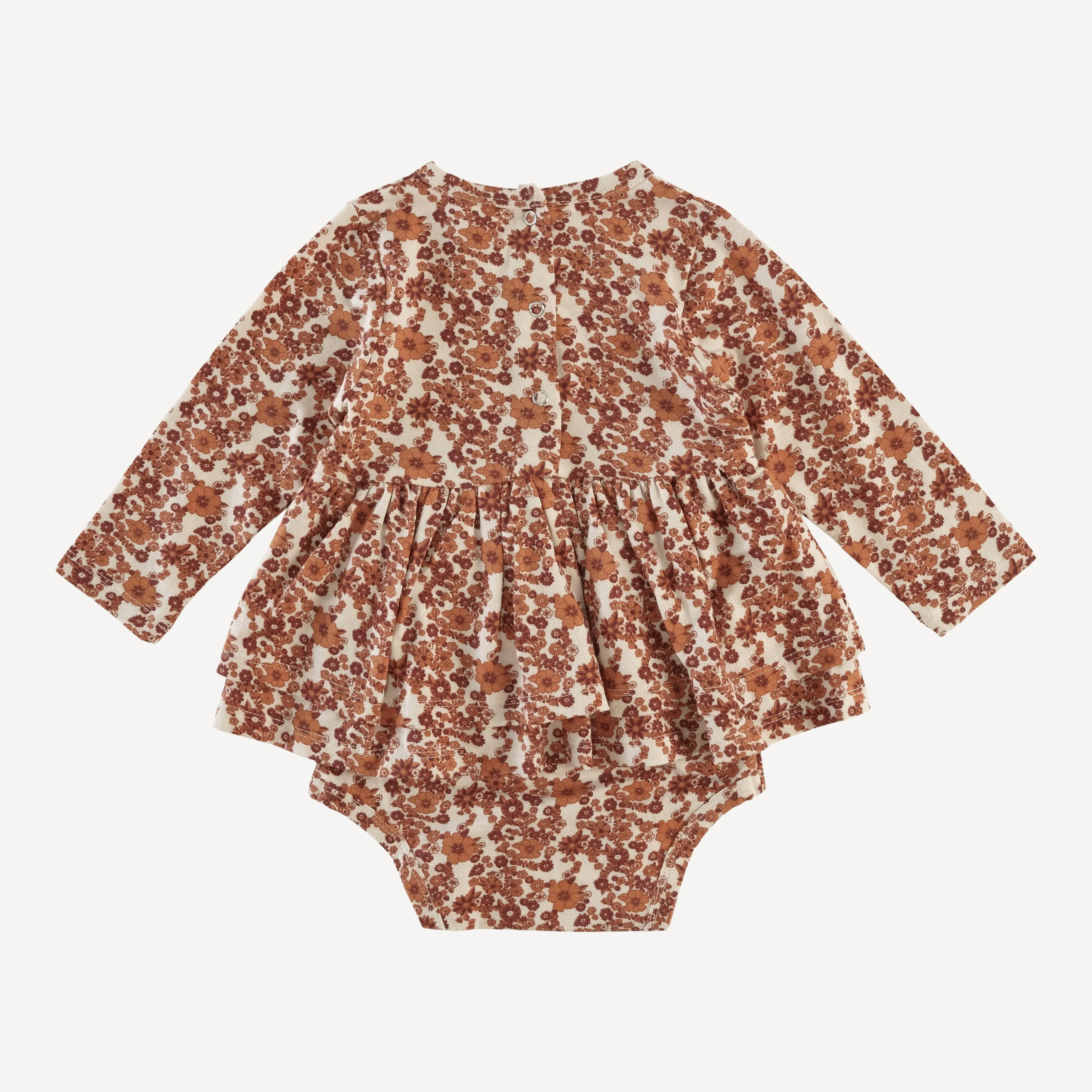 long sleeve double skirted bodysuit | fall ditsy | lenzing modal