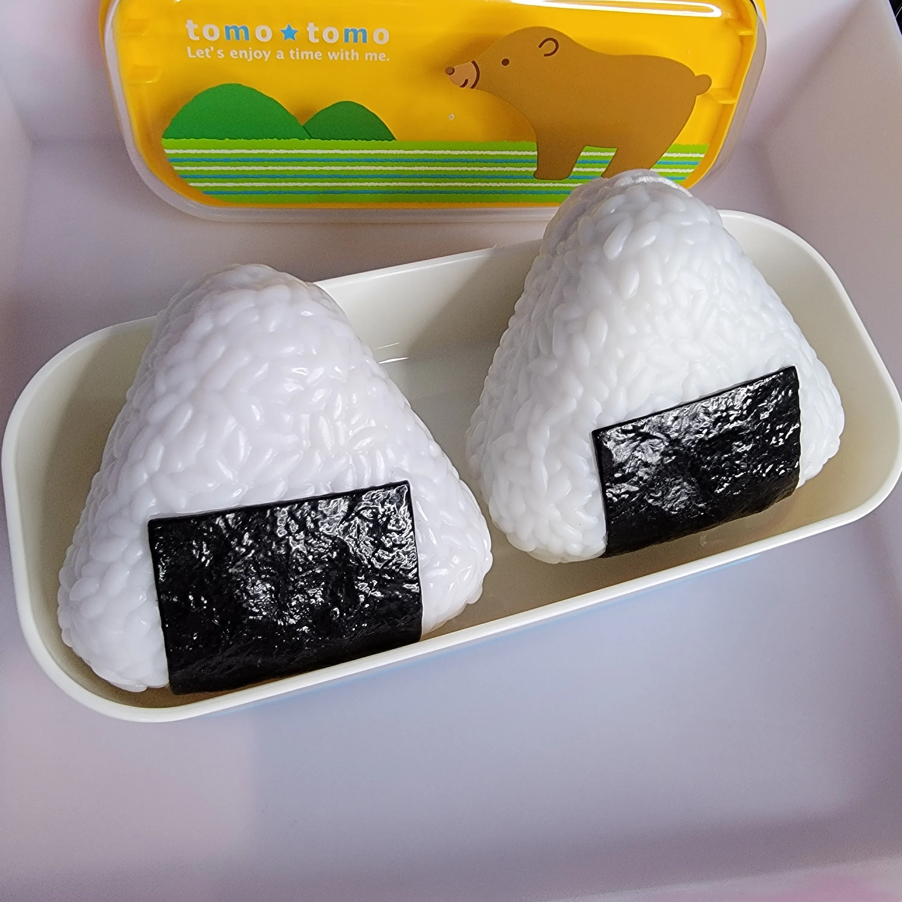 Lubesheep Tomo Tomo Bear 2 Tier Bento