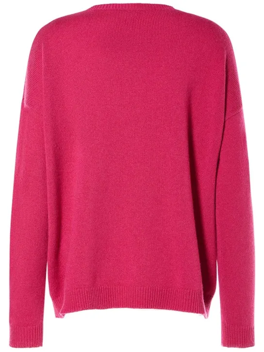 Max Mara   Nias embroidered wool &amp; cashmere sweater 