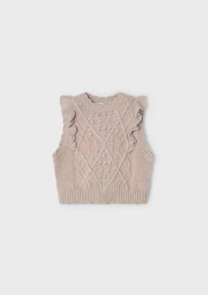 Mayoral Knit Vest - Hazelnut Vigore
