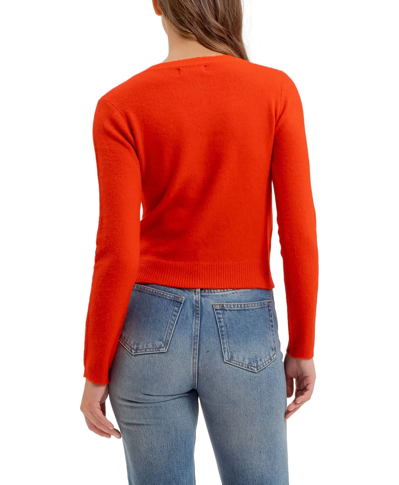 Moonbeam Round Neck Button Cardi
