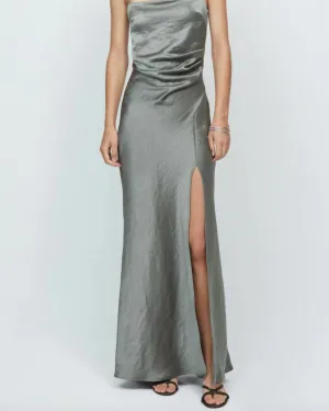 Nadia Maxi Dress In Dark Olive | Dark Olive