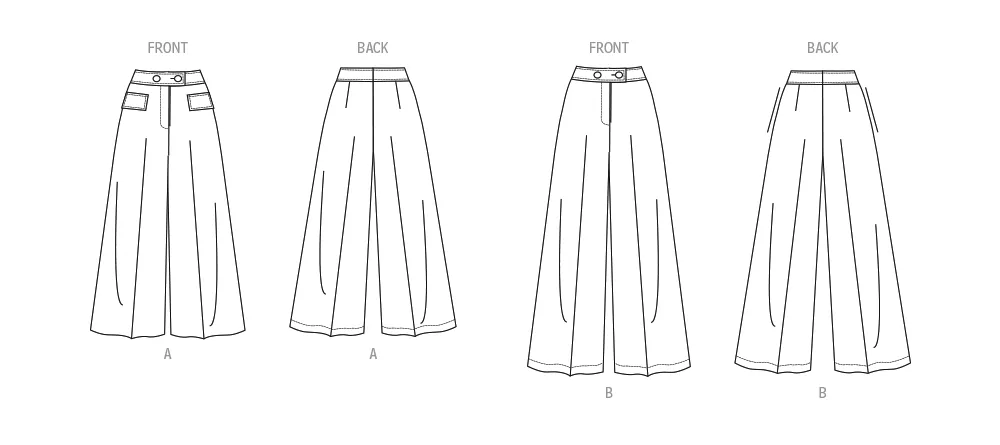 New Look Sewing Pattern N6769 - Misses' and Misses' Petite Pants