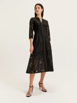 Nostalgia Lace Shirtdress