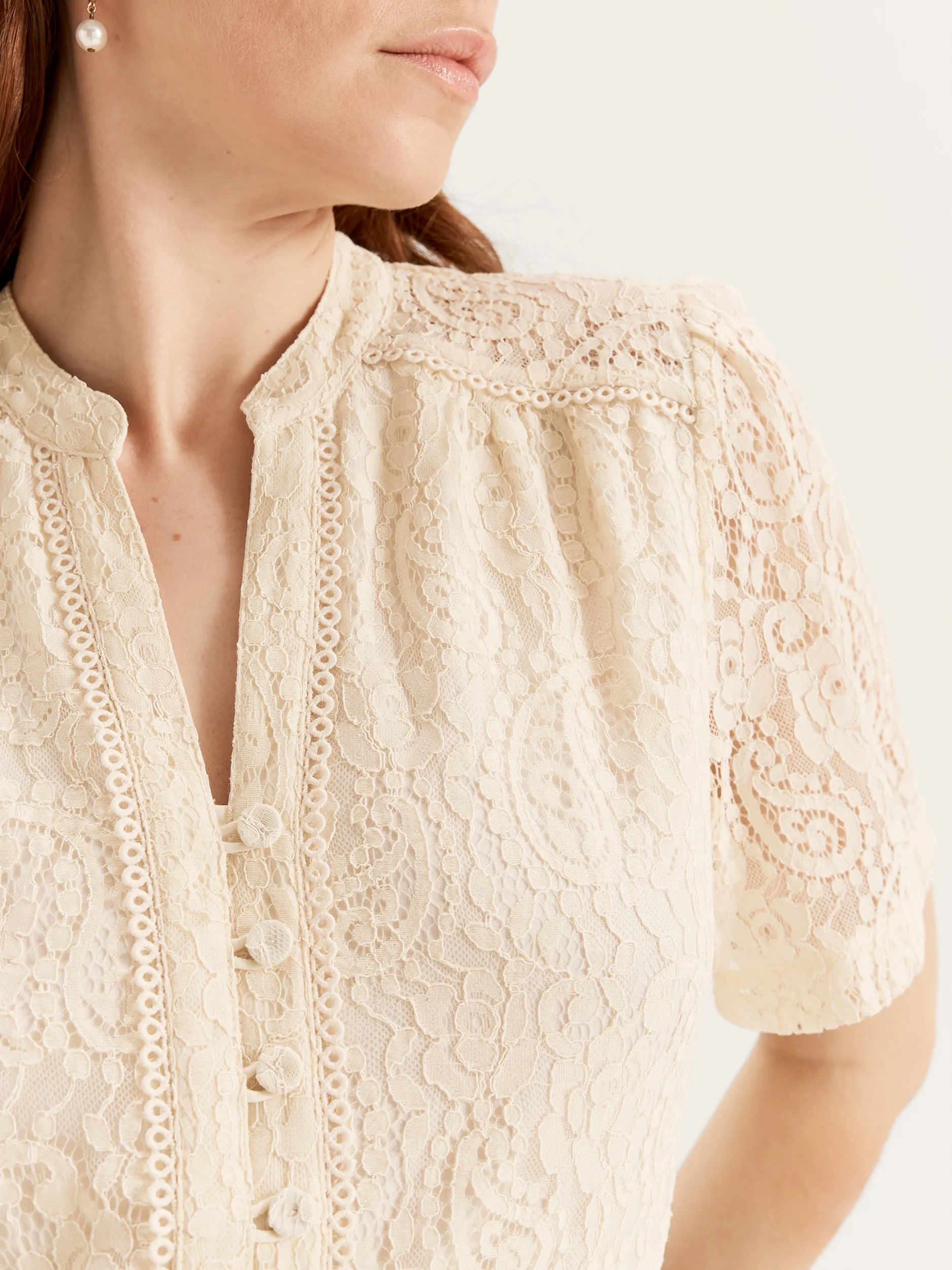 Paisley Lace Blouse
