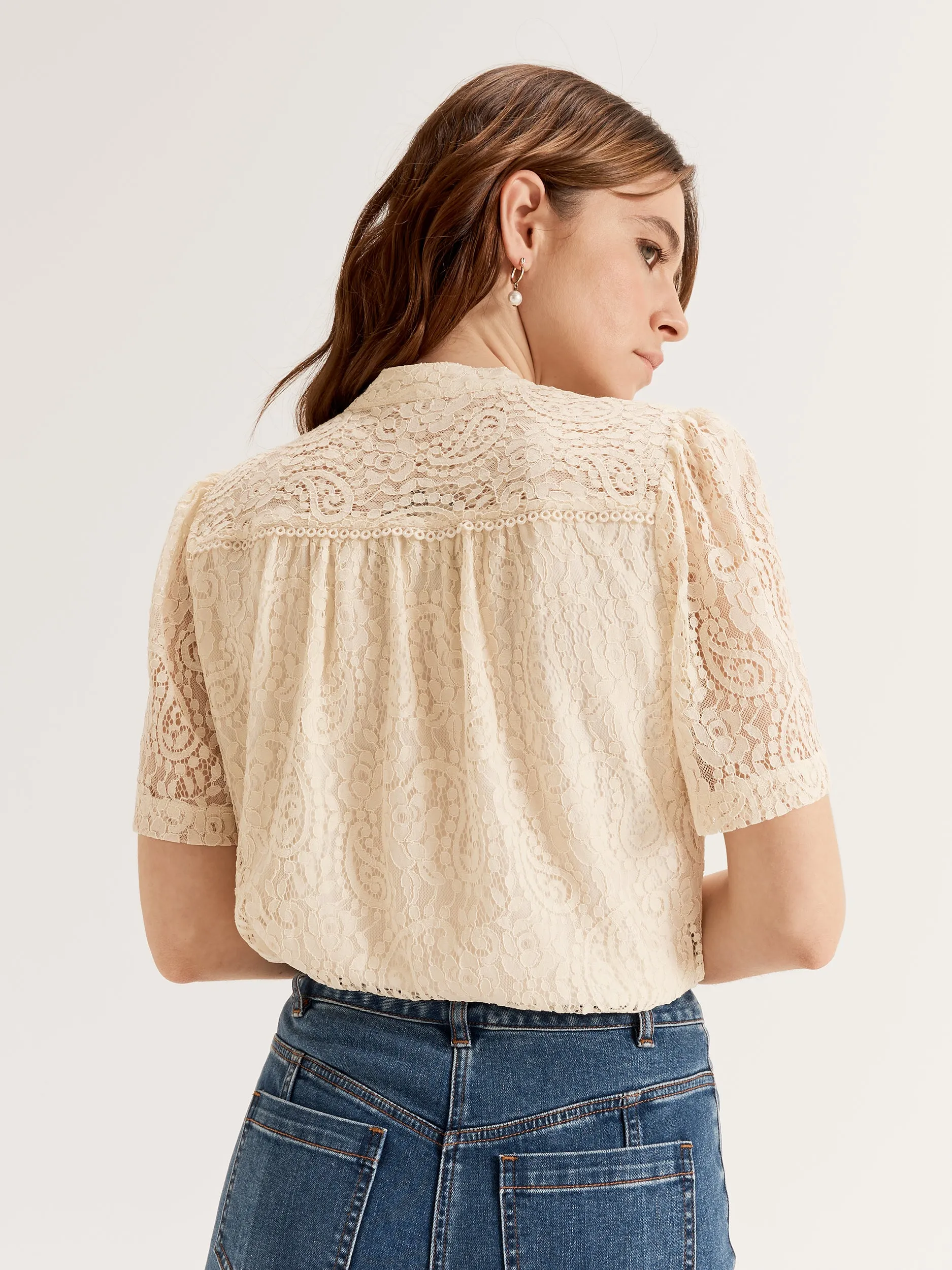 Paisley Lace Blouse