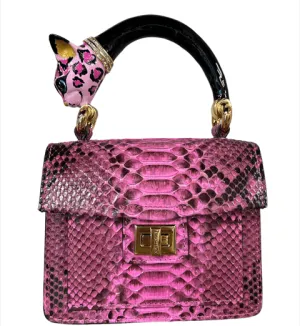 Pink Leopard Bag - Specialty Handle Bag